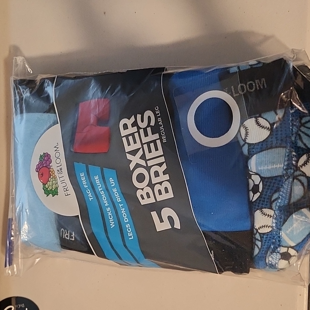 Fruit of the loom 5 boxers briefs size xl 18 -20